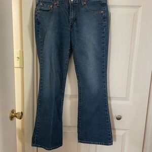 Refuge Blue Flare Wide Leg Jeans